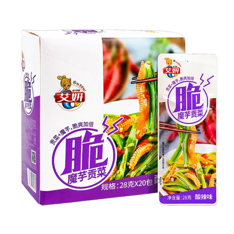 艾妍魔芋贡菜香辣味 KONJAC TRIBUTE DISHES SPICY & SOUR 20 X 300g