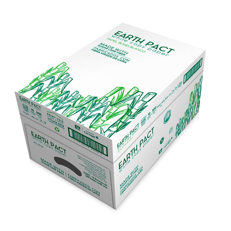 Tree Free Sugar Cane Copy Paper 8.5" X 11" 20lb 10 Reams 5000 Sheets/Case