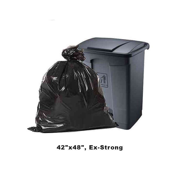 Black Garbage Bags 35" x 47", 2Extra