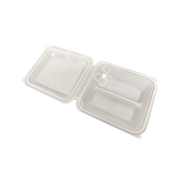 SL872W Hinged container, Clamshell container, 200 pcs GogoMax