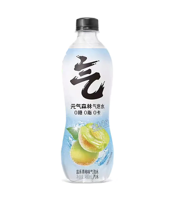 胡桃 元气森林气泡水白桃味Chi Forest Sparkling Water White Peach