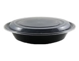 LR JR-30 30oz. BLK Circular Container Combo, 150 SETS