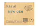 LR New Gen NG-018 Medium Sandwich Container, 200 Counts