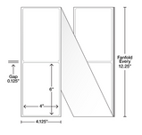 Fanfold 4 X 6'' Direct Thermal Shipping Labels