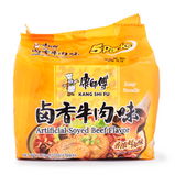 康师傅卤香牛肉面 Soyed Artificial Beef Noodles 6 X 5 X 105g