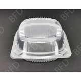 HQ-1106 Clear Hinged Container, , 400 Counts