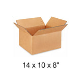 14 x 10 x 8" Lightweight 32 ECT Corrugated Boxes