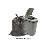 Black Garbage Bags 24" x 22", Regular - RR