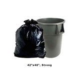 Black Garbage Bags 42" x 48", Strong