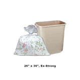 Clear Garbage Bags 26" x 36", Extra