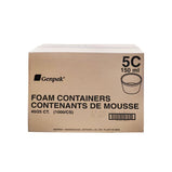 Genpak 5C 5oz. Foam Container, 1000 CT