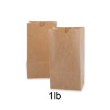 Paper Bags - Brown, 1lb