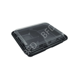 HQ-304 3-Compartment Bento Box Combo, 250 SETS